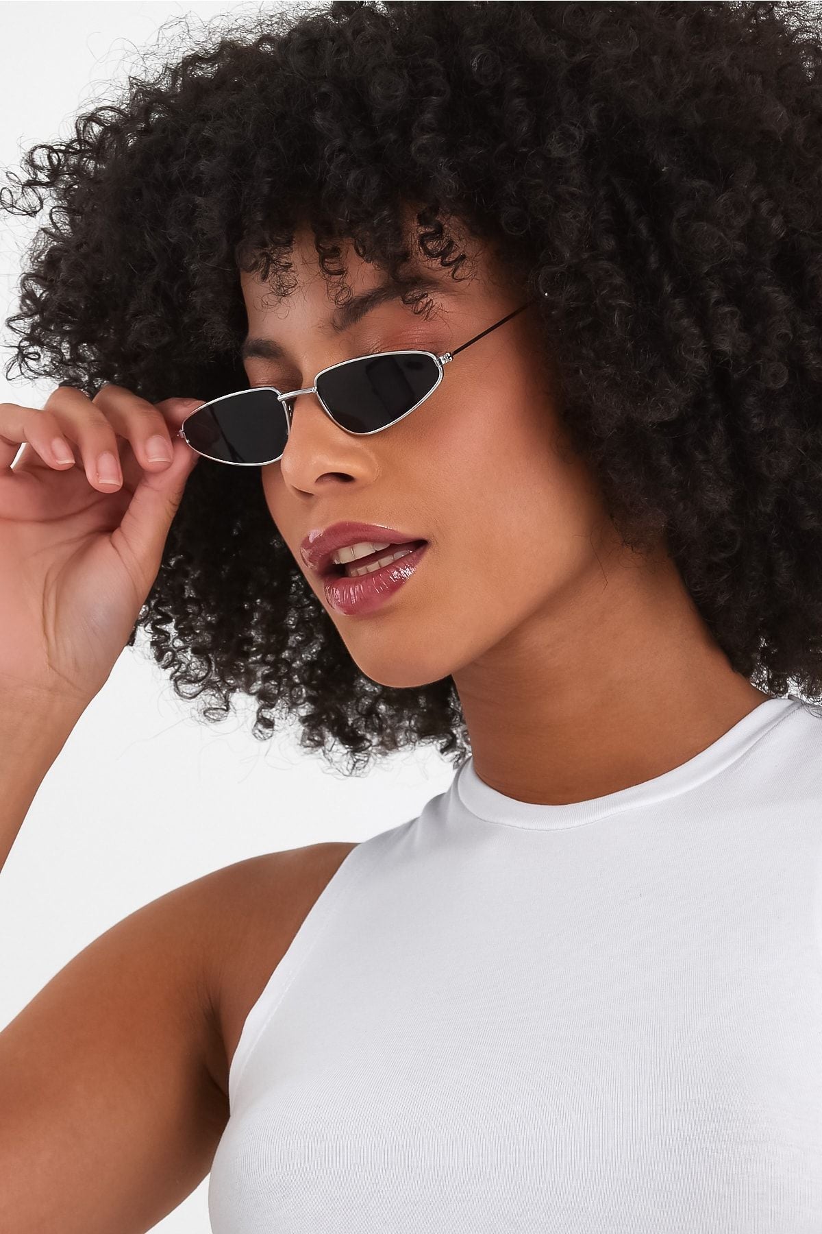 Metal Framed Vintage Sunglasses Black