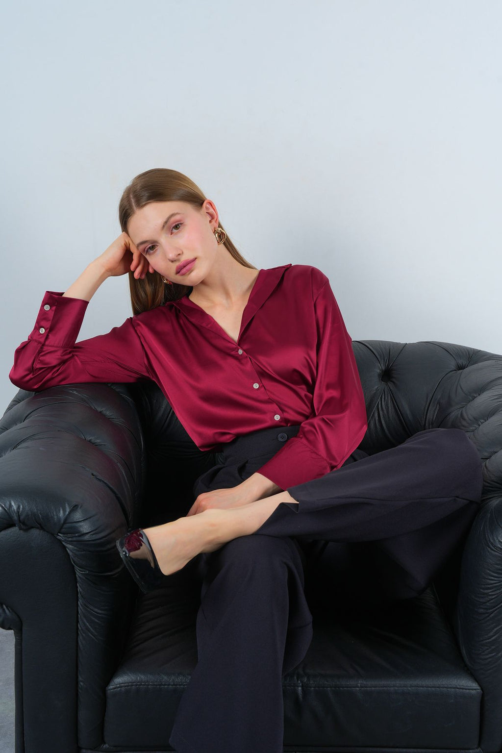 SS24 Double Button Palazzo Trousers