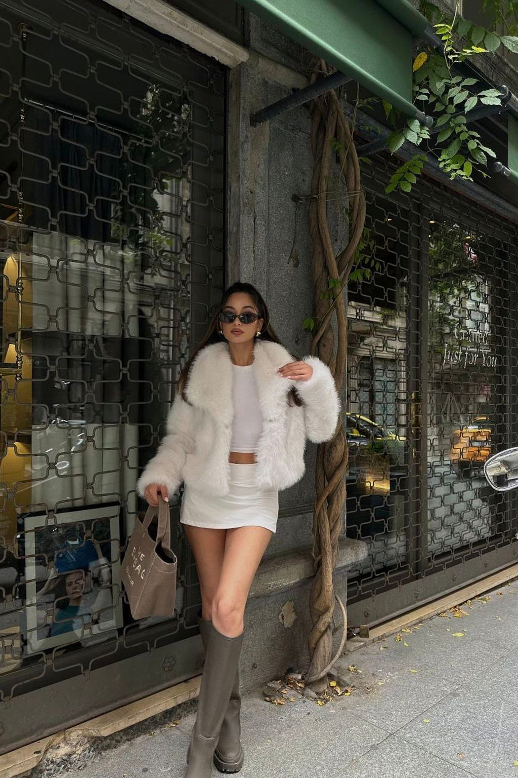 Soft Texture Lined Full Fur Coat