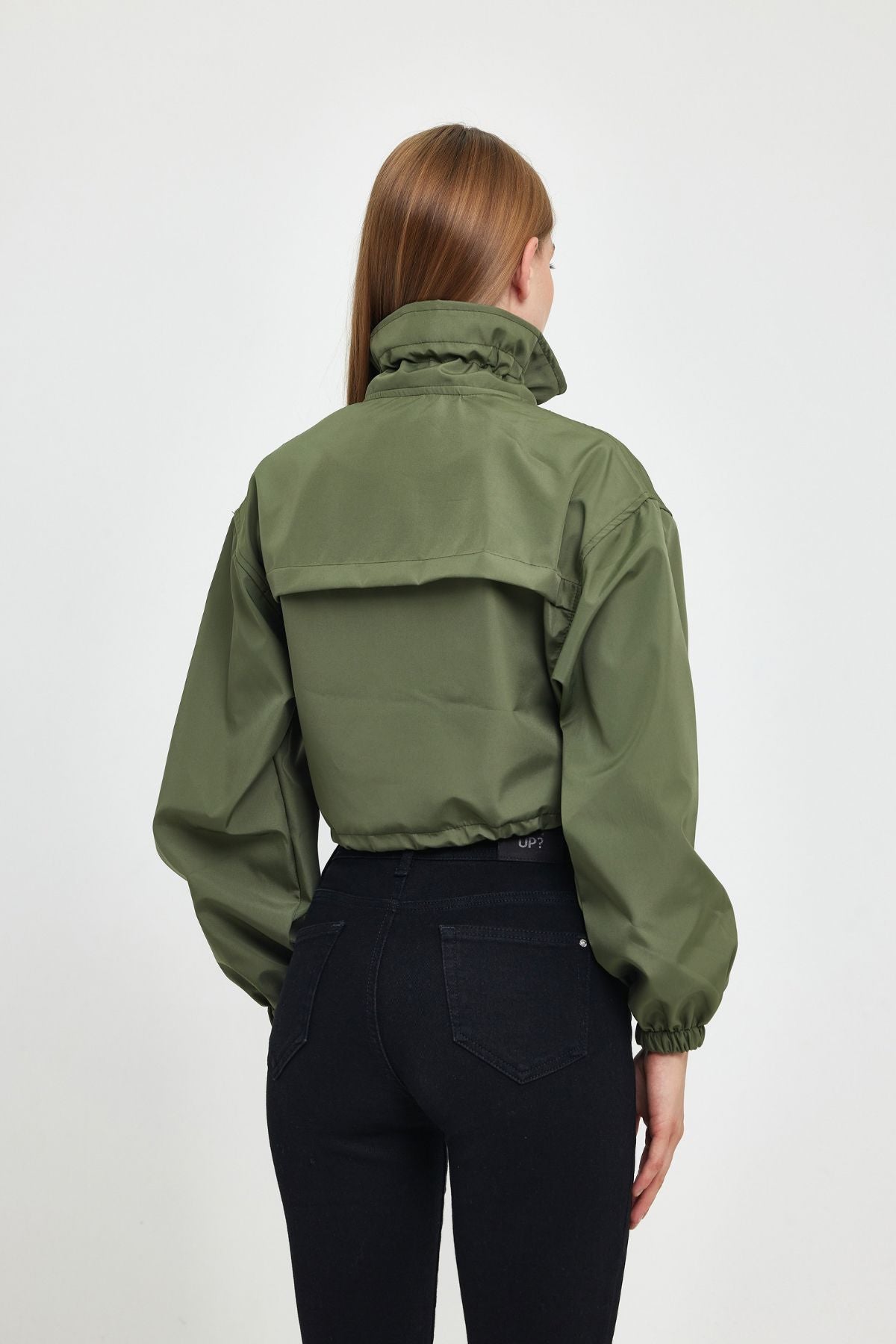 Bondit Double Pocket Rope Tied Seasonal Crop Jacket