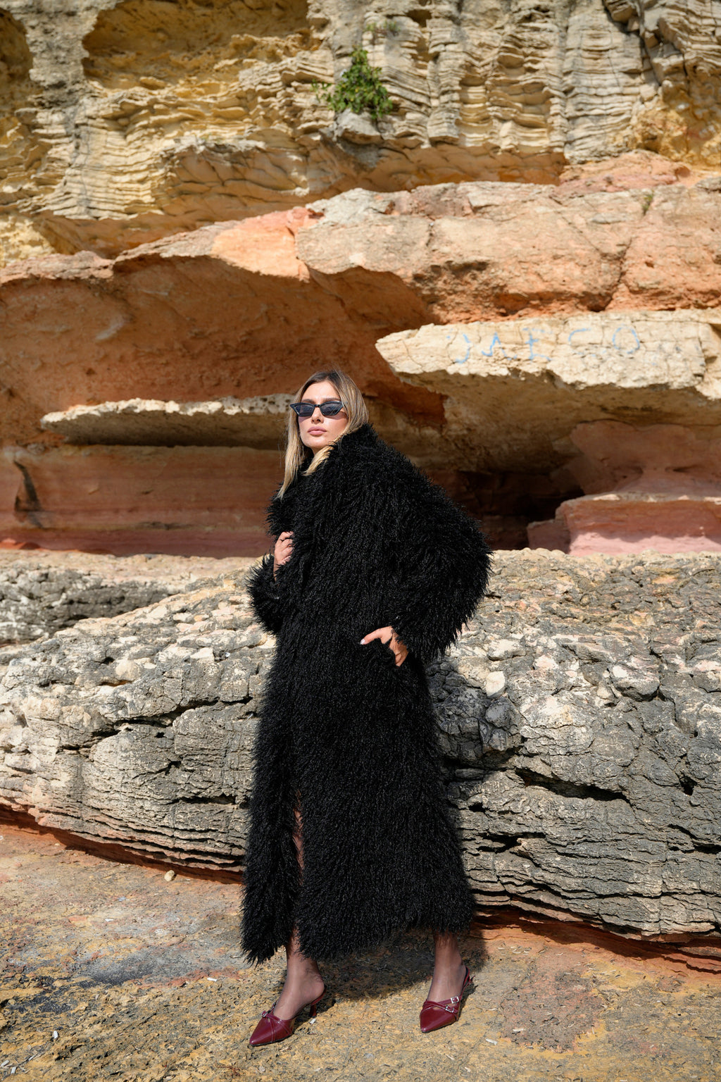 İthal Yumuşak Doku Full Boy Premium Kıvırcık  Mont Kaban