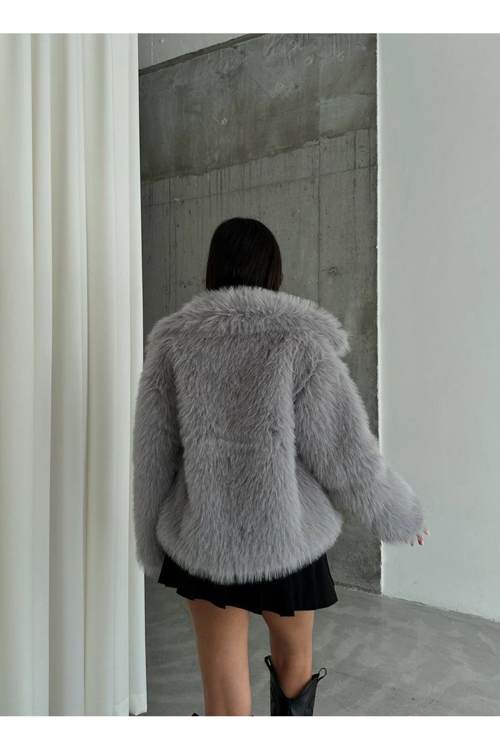 Extra Soft Texture Lined Full Fur Coat