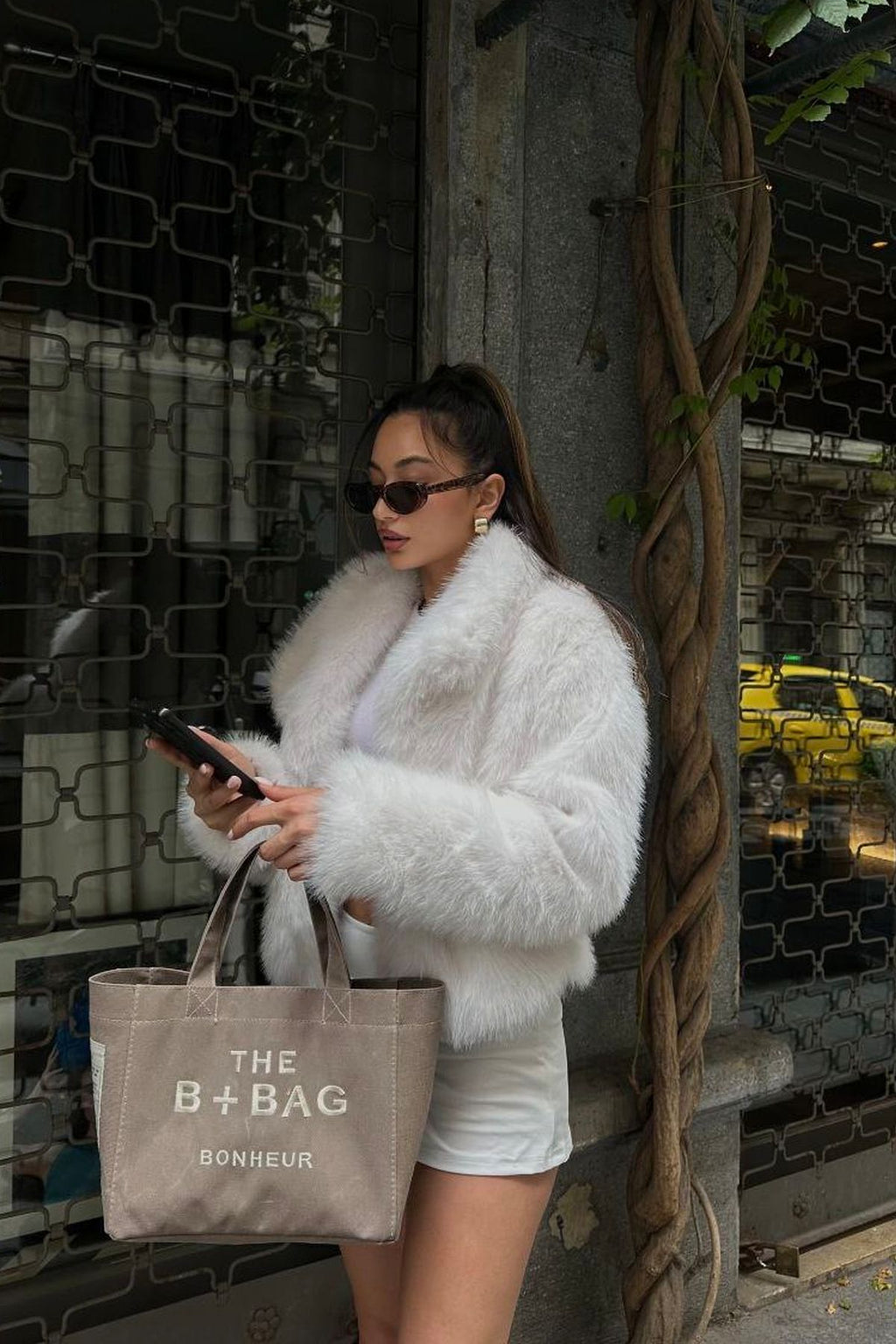 Soft Texture Lined Full Fur Coat