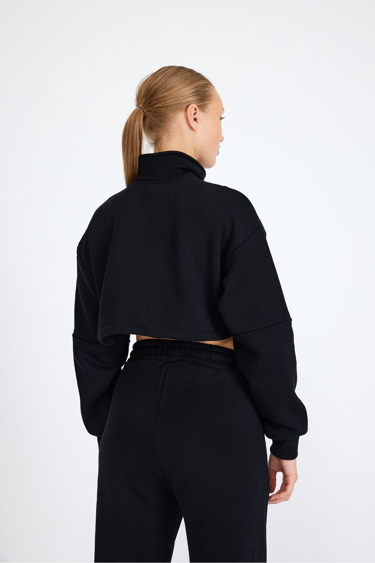 2024 Double Zipper Soft Oversize Crop Cardigan