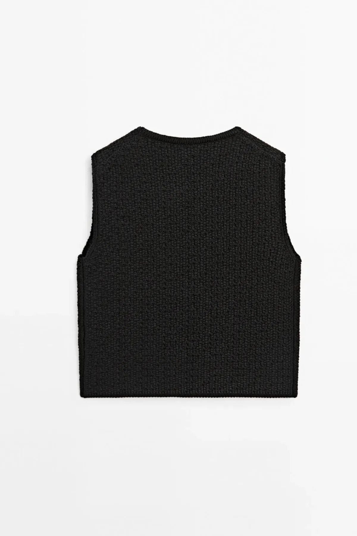 Crew Neck Lace Detail Knit Sweater