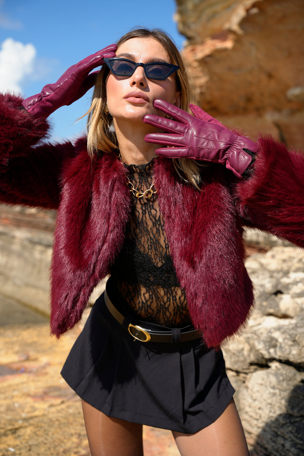 Crop Boy Ekstra Yumuşak Doku Astarlı Dolgun Mont