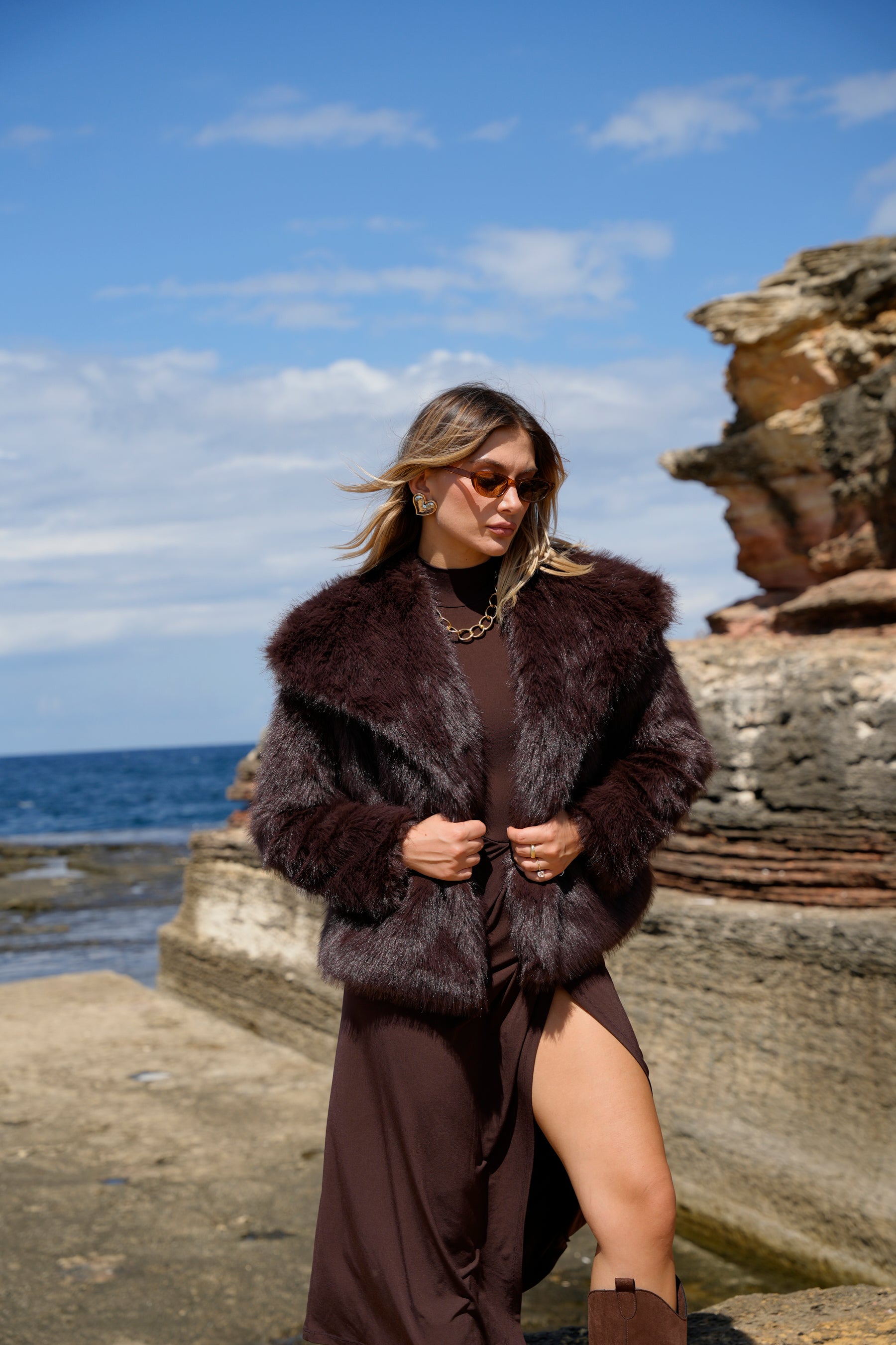 Ekstra Yumuşak Doku Astarlı Dolgun Mont