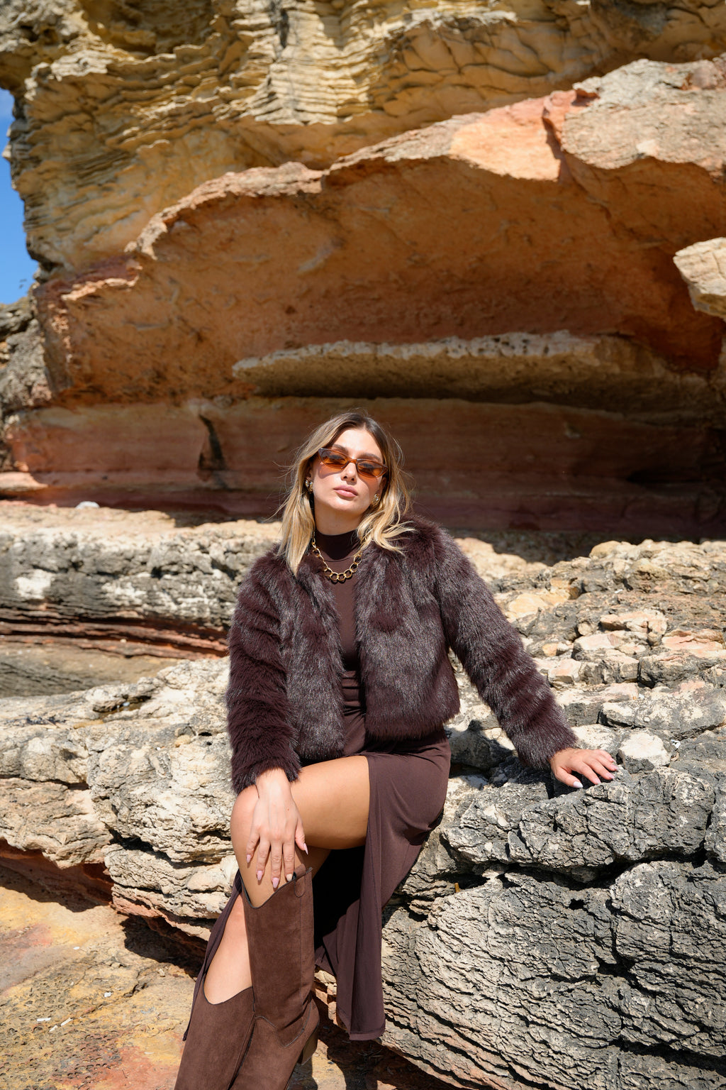 معطف كامل مبطن بنسيج ناعم للغاية من كروب بوي