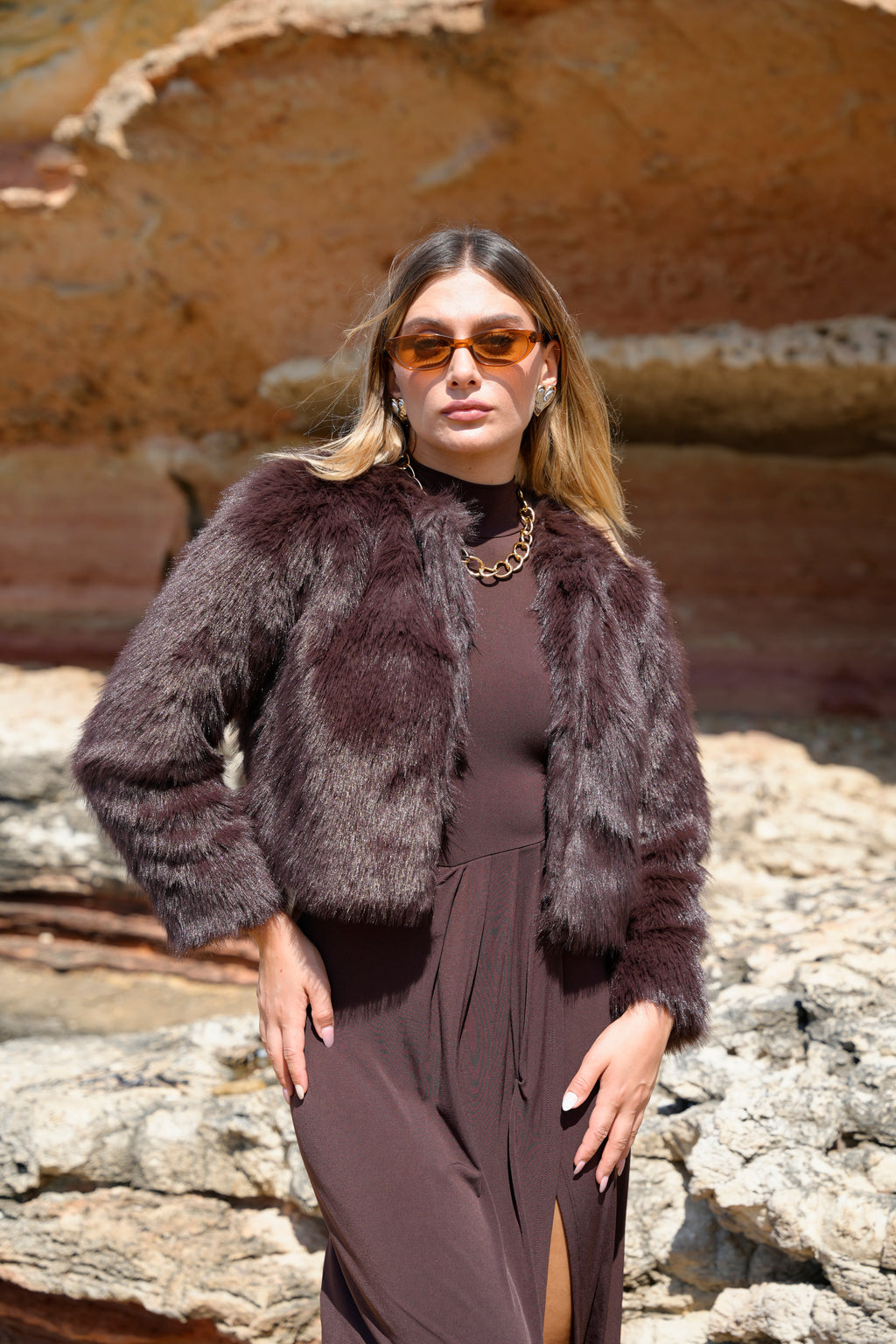 معطف كامل مبطن بنسيج ناعم للغاية من كروب بوي