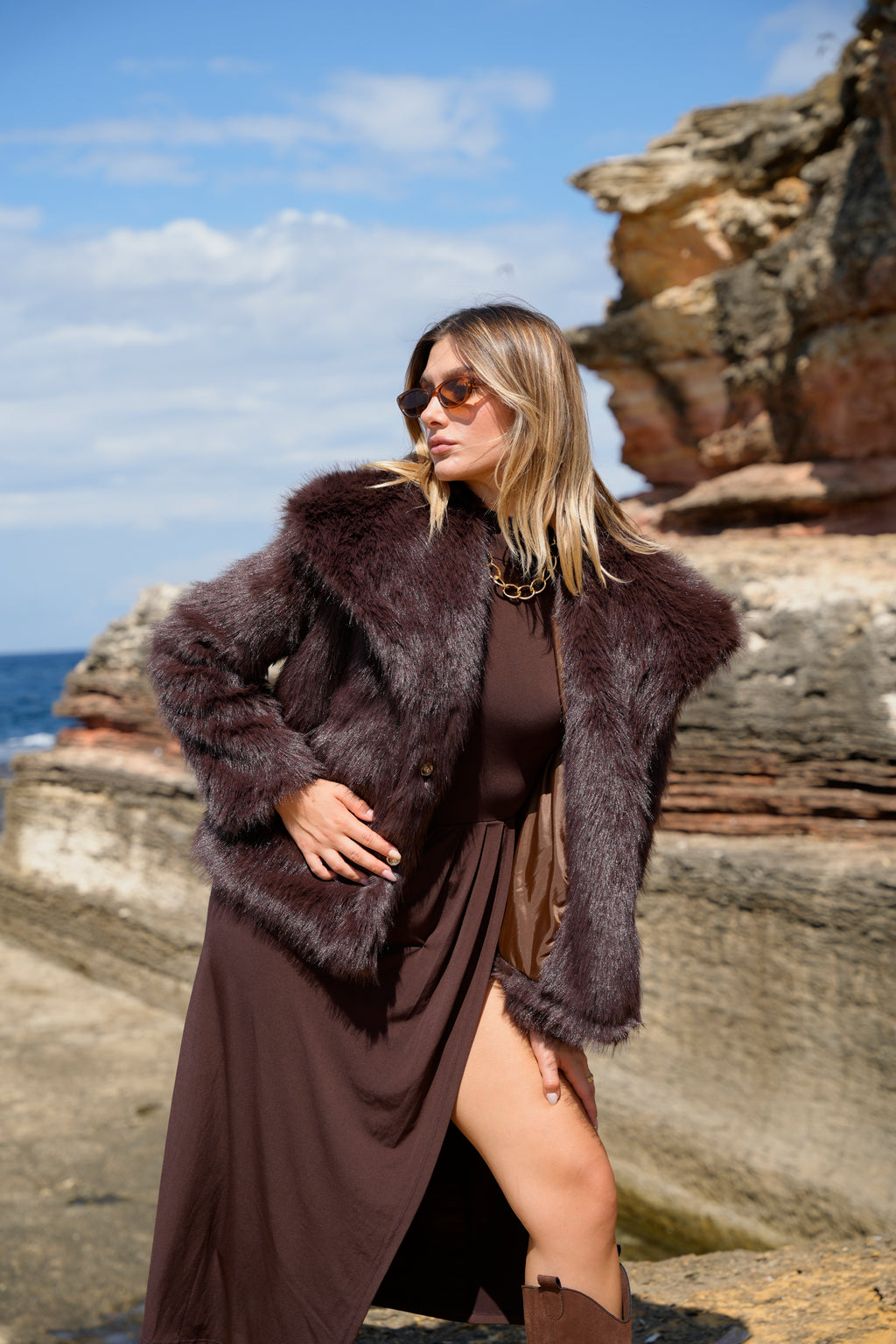 Ekstra Yumuşak Doku Astarlı Dolgun Mont